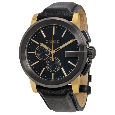 black mens gucci watch